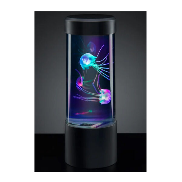 10" CYLINDRICAL JELLYFISH LAMP  3.54 x 3.54 x 10 INCHES