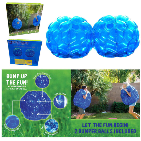 2 PACK 36 INCHES INFLATABLE BUMPER BALLS