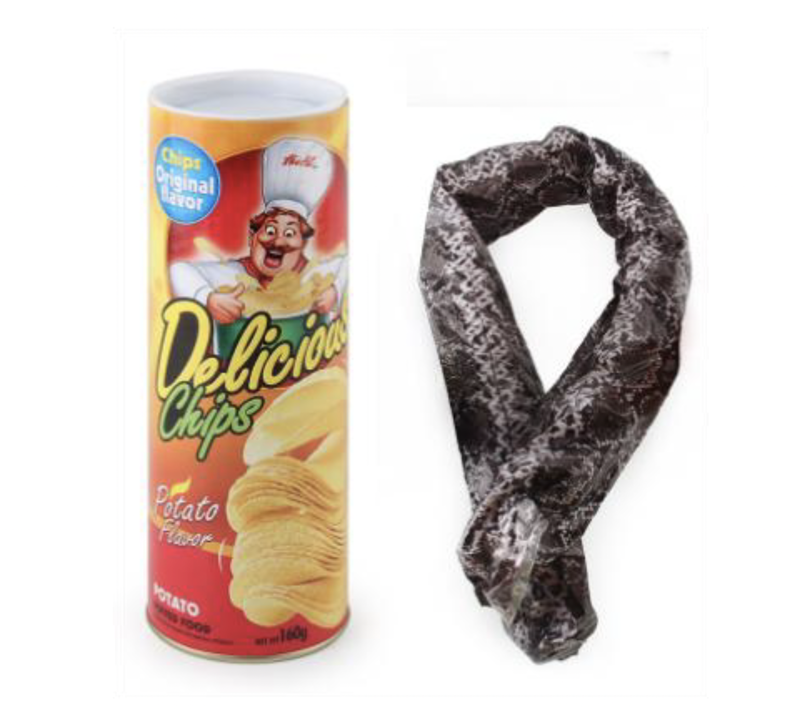 Pop-Up Snake Chip Can Prank Toy