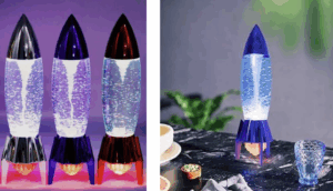 ROCKET TORNADO LAMP – Light-Up LED Display with Dynamic Water Tornado Feature