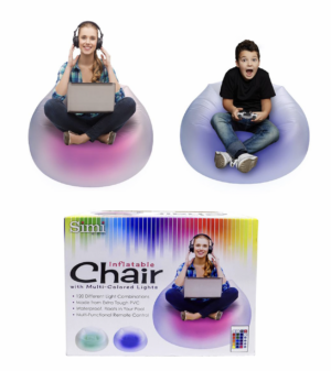 GLOW SEAT COLOR-CHANGING INFLATABLE CHAIR