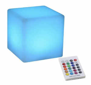 12" LED Cube Chair